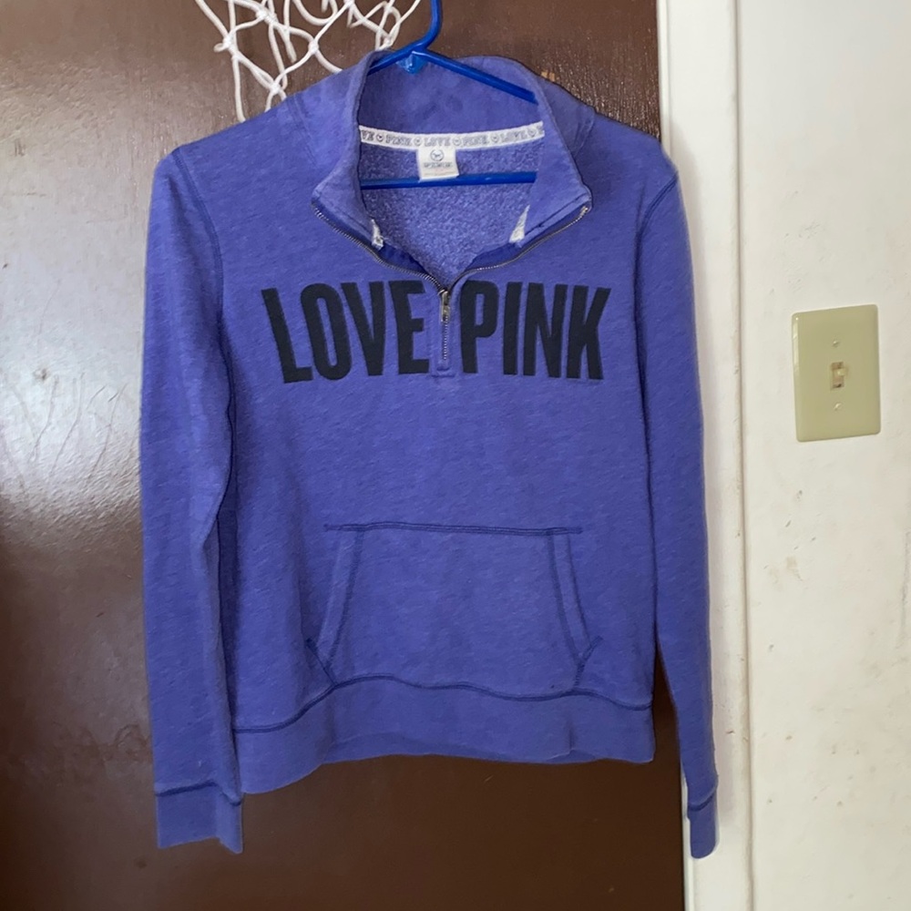 Women’s Victoria’s Secret pink sweatshirt color blue or bluish purple ??